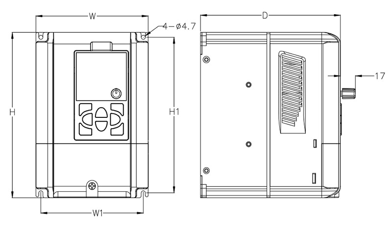 数控机床高防护变频器 数控机床高防护变频器